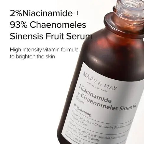 Mary&May - Niacinamide + Chaenomeles Sinensis Serum - Skin Shine