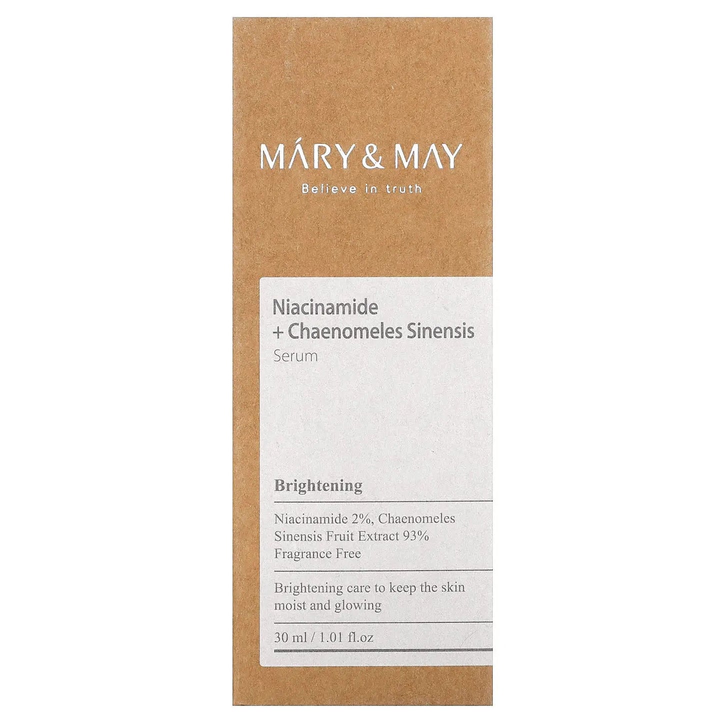 Mary&May - Niacinamide + Chaenomeles Sinensis Serum - Skin Shine
