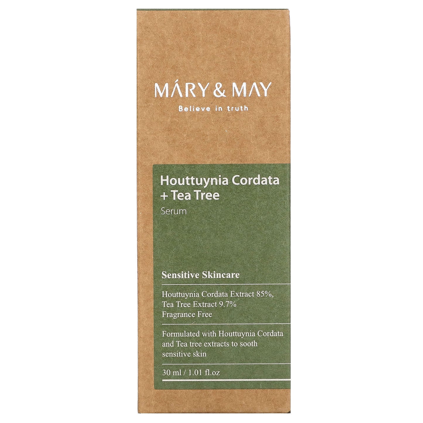 Mary & May - Houttuynia cordata y suero de árbol del té