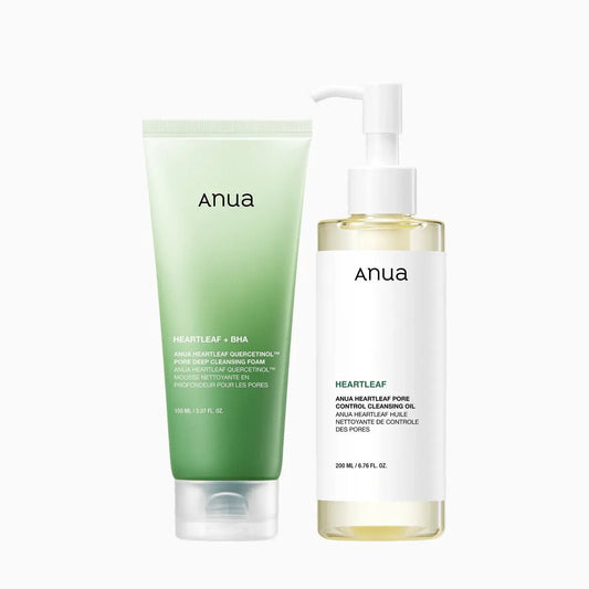 Anua - Kit Doble Limpieza para Piel de Cristal - Skin Shine